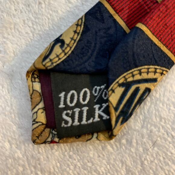 Mens Tabasco 100% silk tie - Picture 4 of 5